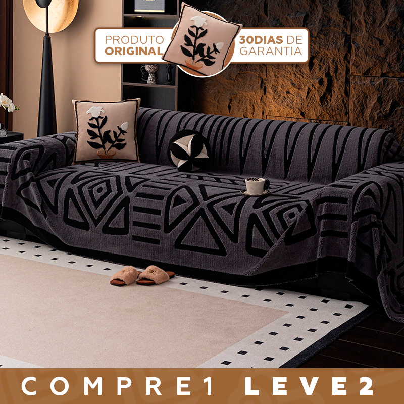Capa de Sofá Sofi em Microfibra Premium — Kit 2 Capas + 2 Almofadas — foto 9